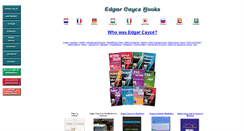 Desktop Screenshot of edgarcaycebooks.org