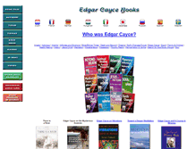 Tablet Screenshot of edgarcaycebooks.org